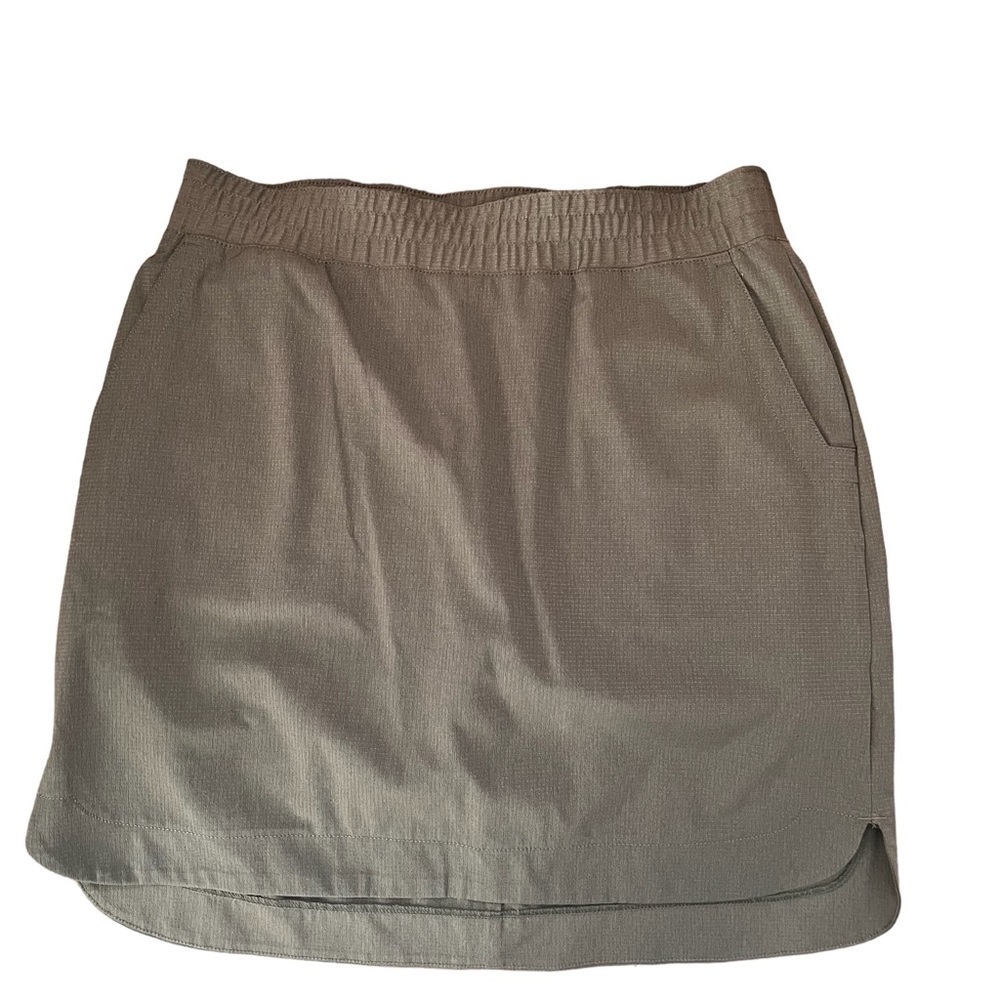Duluth Trading CO Women’s Active Wear Skirt Golf Skort Sz 10 Army Green Gorpcore